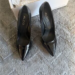 Aldo Shiny Black Women's Pumps